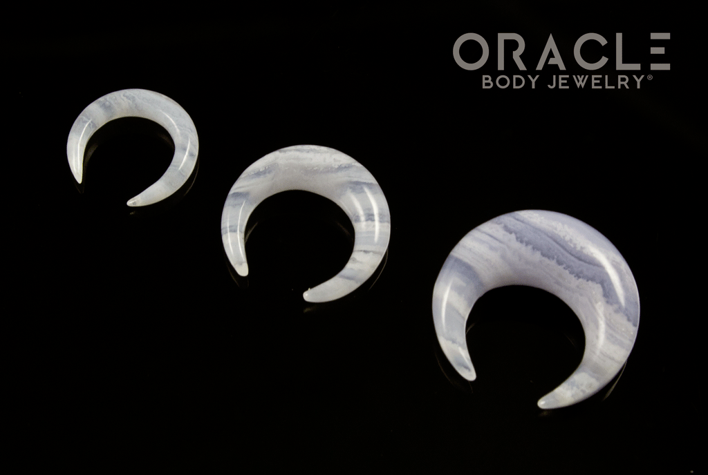 Blue Lace Agate Pinchers