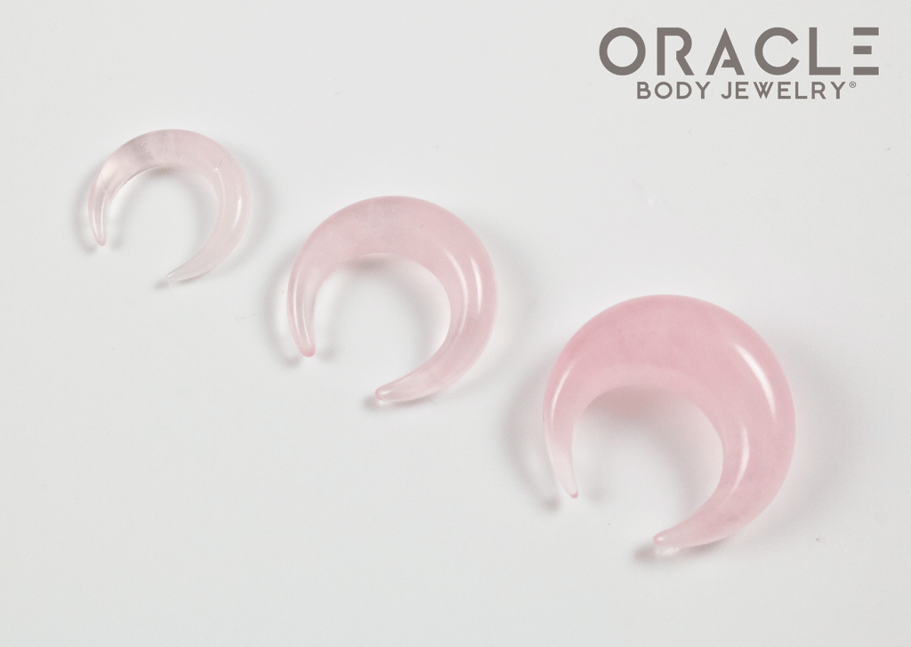Pink Quartz Oracle Message Rose Quartz Pinchers – Oracle Body Jewelry