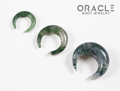 Moss Agate Pinchers
