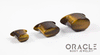 Yellow Tiger Eye Oval Labrets 2g Through 3/4"