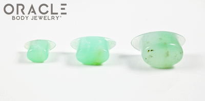 Chrysoprase Oval Labrets 2g Through 3/4"
