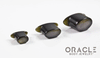 Gold Obsidian Oval Labrets 2g Through 3/4"