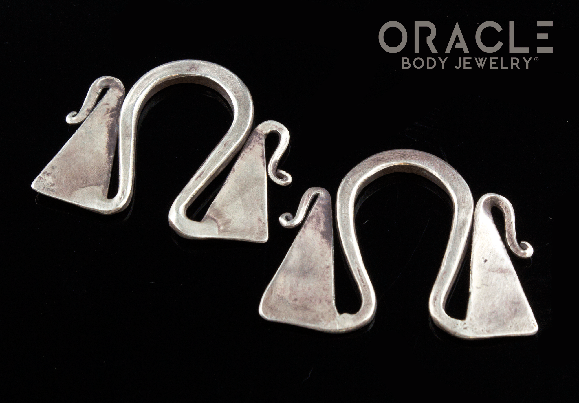 Old Silver Hmong Earrings