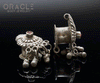 Silver Guajarat Ornate Ear Plugs