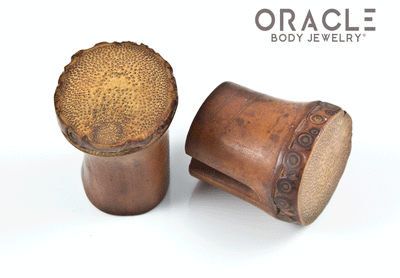 Old Borneo Bamboo Ear Plugs