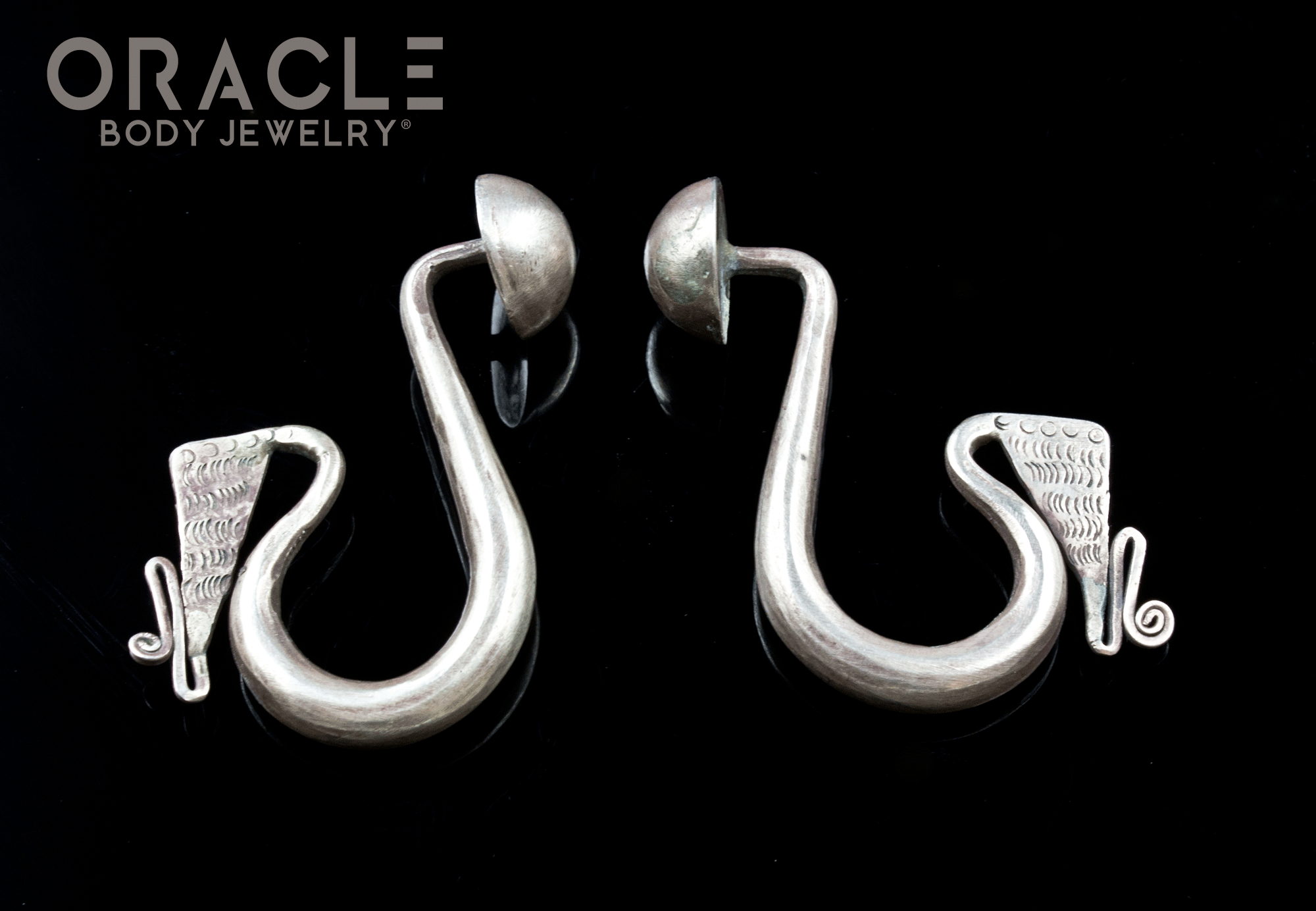 Old Silver Miao Earrings