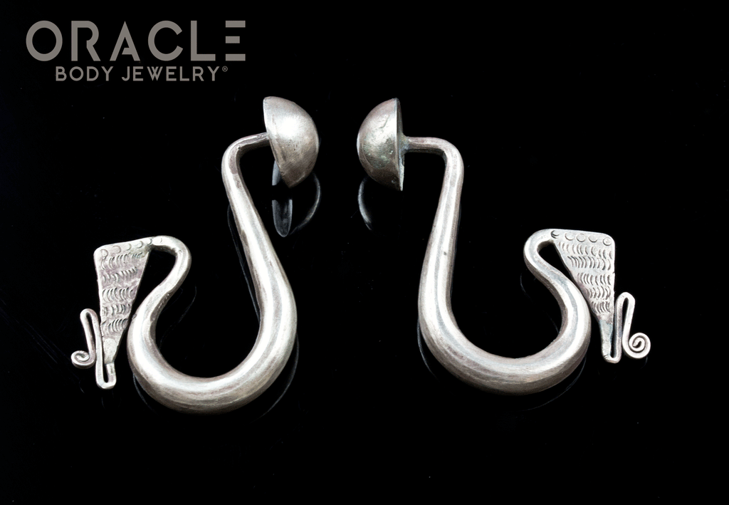 Old Silver Miao Earrings