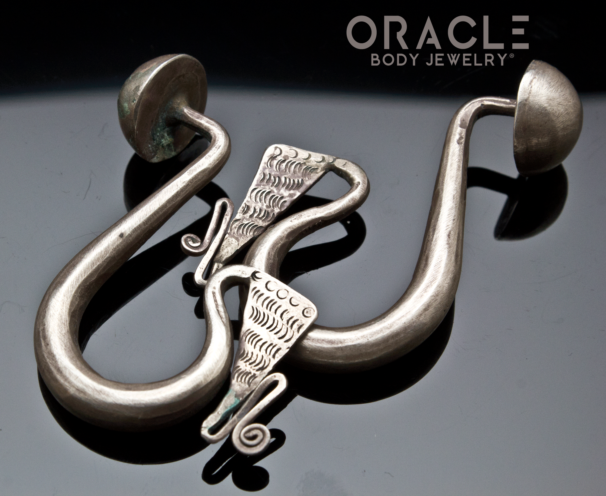 Old Silver Miao Earrings