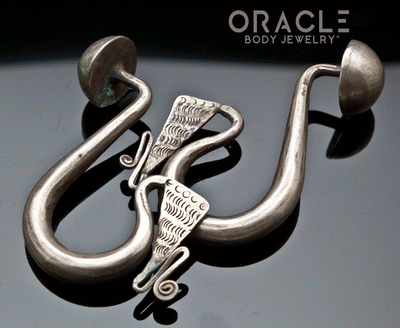 Old Silver Miao Earrings