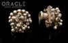 Silver Guajarat Ear Plugs with Bells