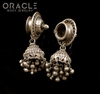 Silver Rabari Ear Plugs with Attached Bells