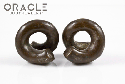 Old Dayak White Metal Coils