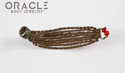 Toposa Wire Labret with Plastic Beads