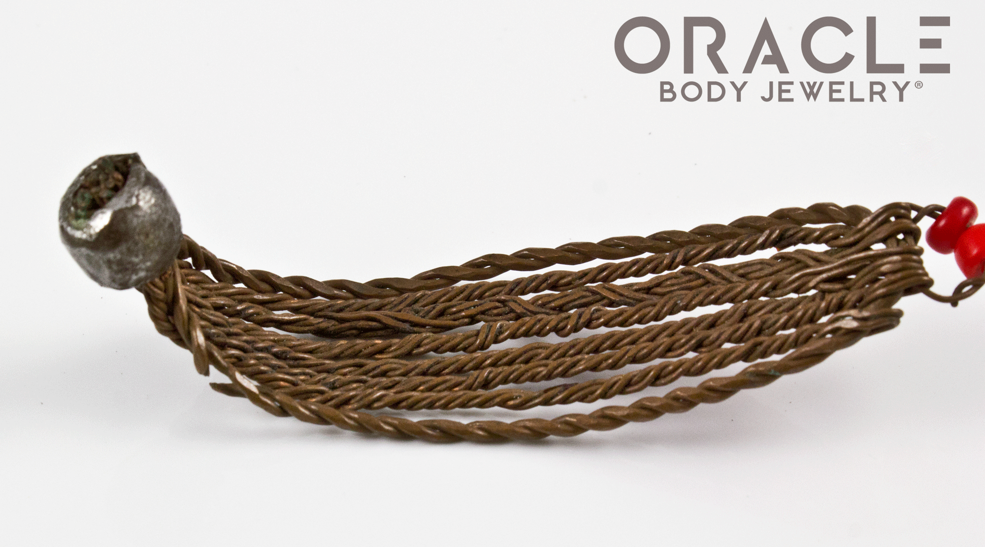 Toposa Wire Labret with Plastic Beads