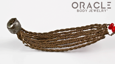 Toposa Wire Labret with Plastic Beads