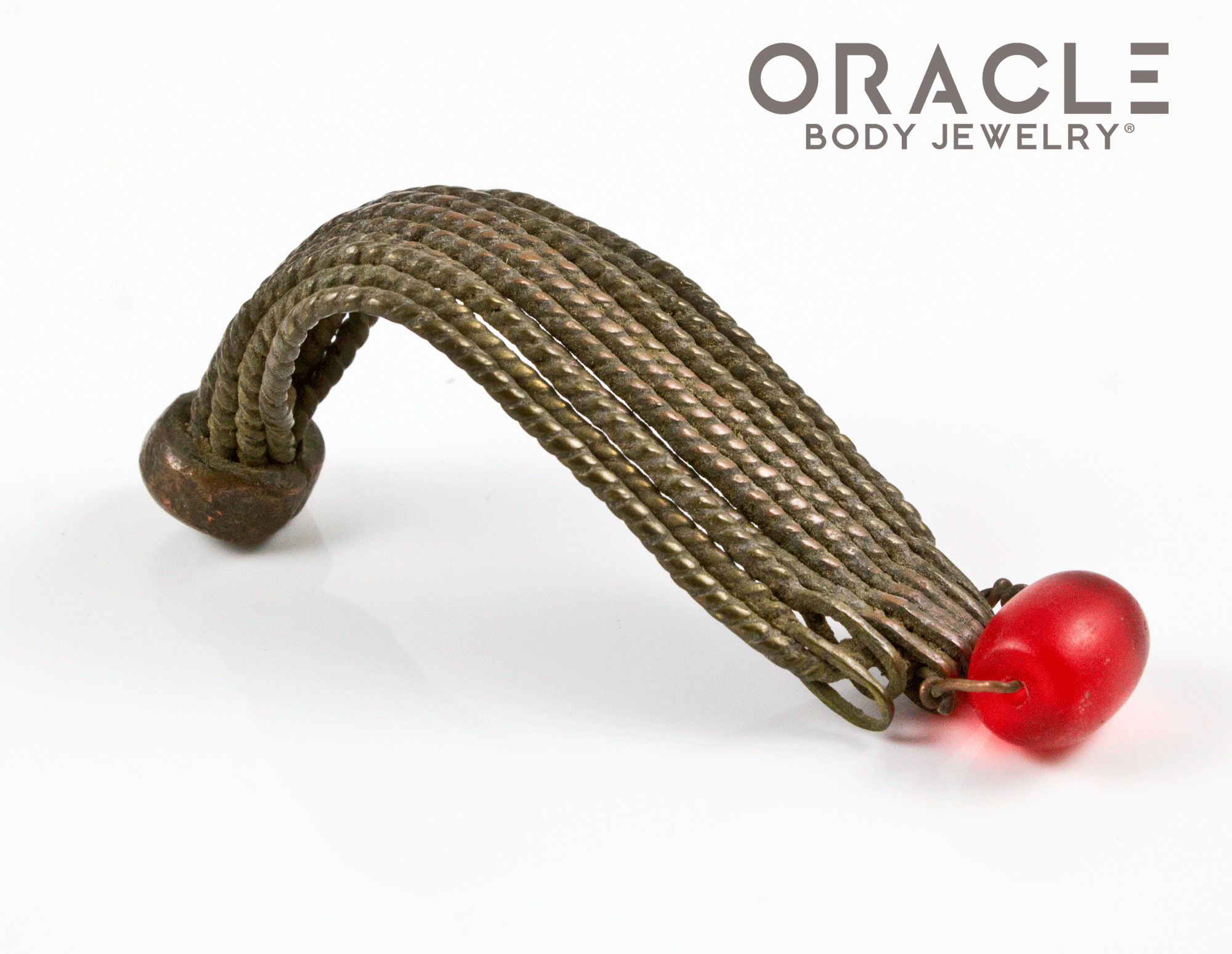 Toposa Wire Labret with Glass Bead