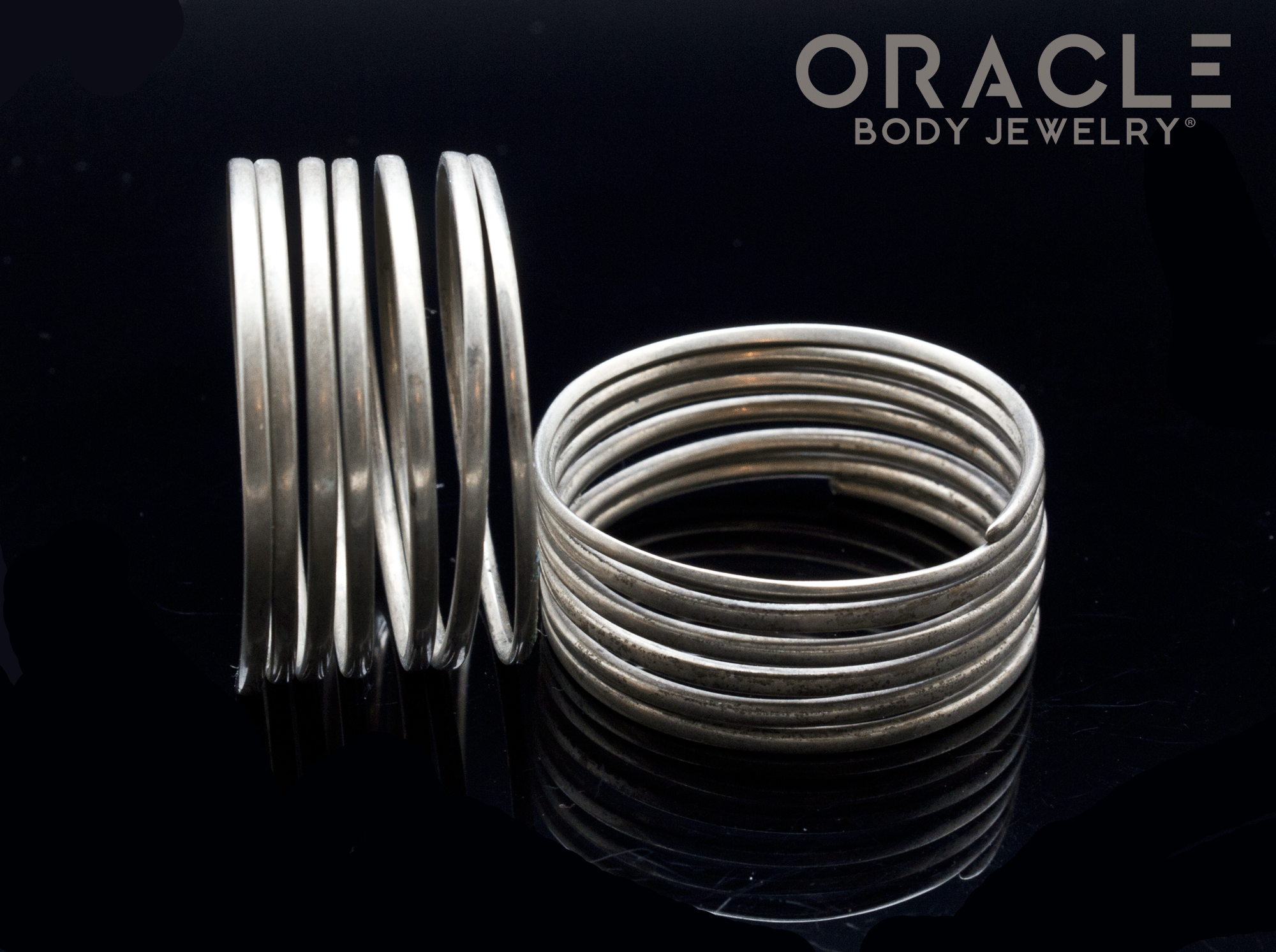 Old Kachi Rabari Metal Coil Earrings