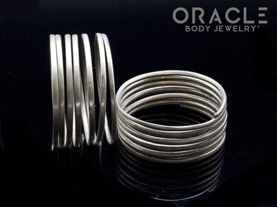 Old Kachi Rabari Metal Coil Earrings