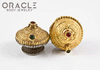 Threaded Gold and Silver Upper Ear Plugs