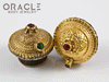 Threaded Gold and Silver Upper Ear Plugs