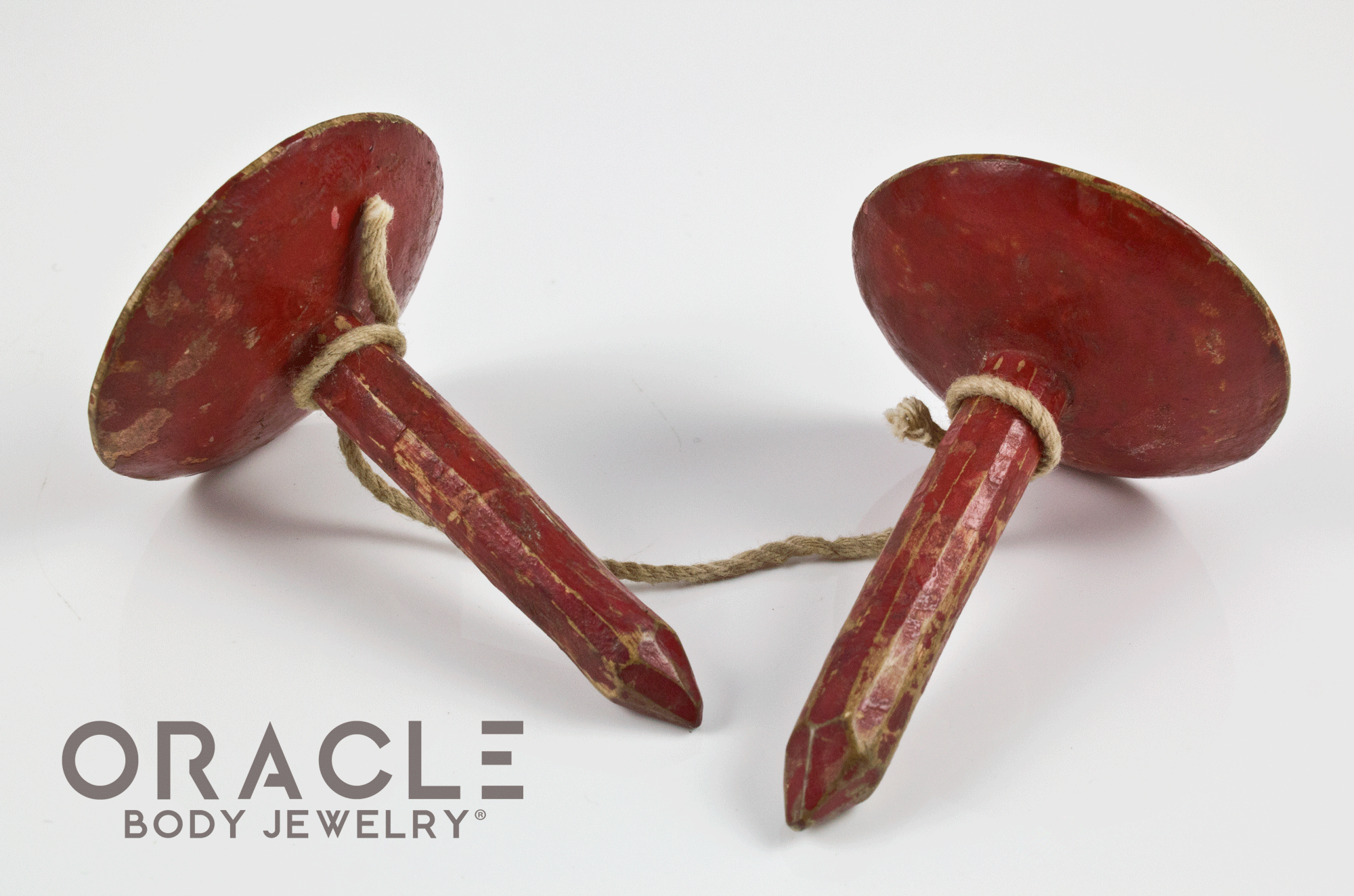 Old Naga Long Wooden Ear Plugs