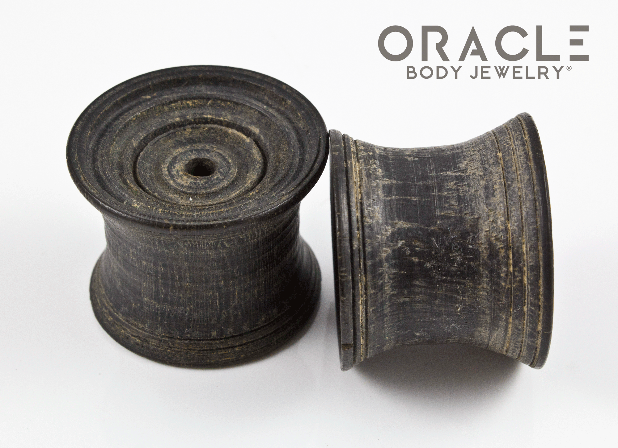 Old Sarawak Dayak Wood Ear Plugs