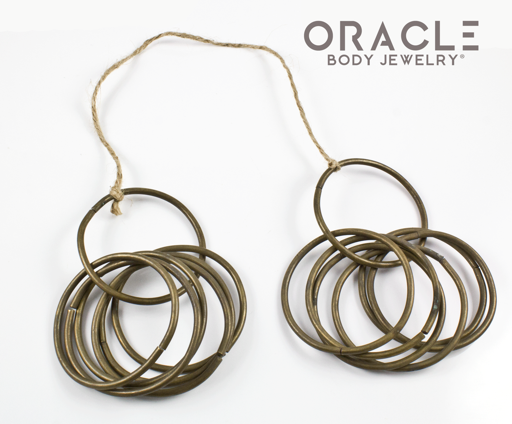 Old Large Dayak Rings / Earrings
