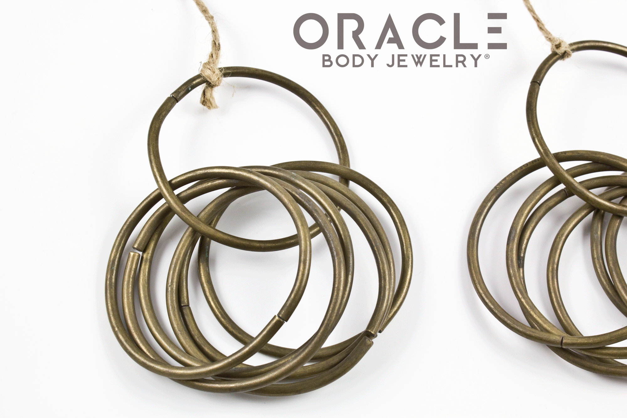 Old Large Dayak Rings / Earrings