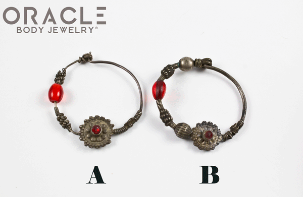 Old Silver Himachal Pradesh Nostril Rings