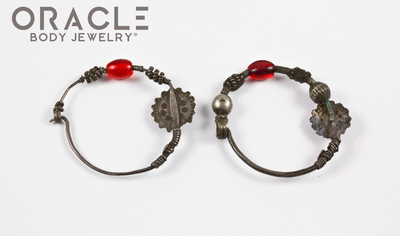 Old Silver Himachal Pradesh Nostril Rings