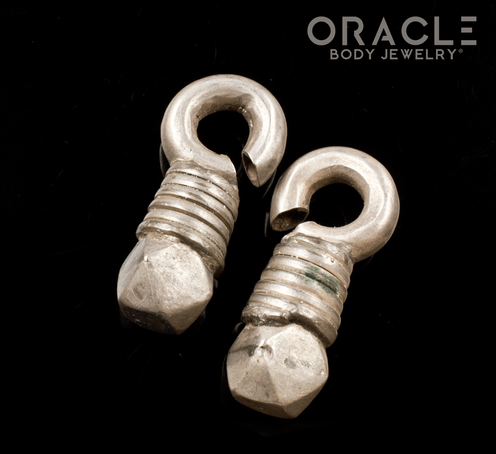Silver Vedhla Rabari Earrings