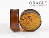 1-1/4" (32mm) Amber Double Flare Plugs