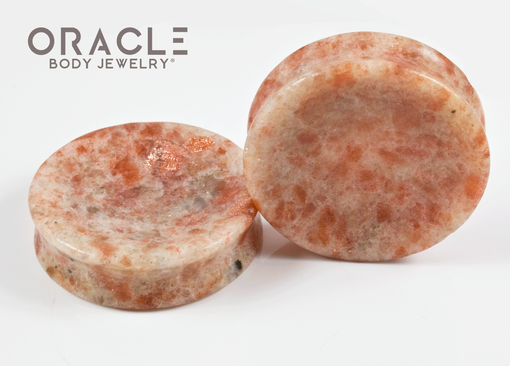 2" Sunstone Concave Plugs
