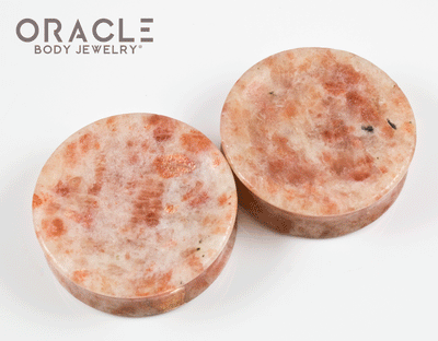 1-7/8" Sunstone Concave Plugs