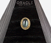 14k Labradorite Threadless Gold End