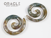 2g (7mm) Moss Agate Stone Spirals