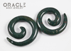 0g (8mm) Bloodstone Spirals
