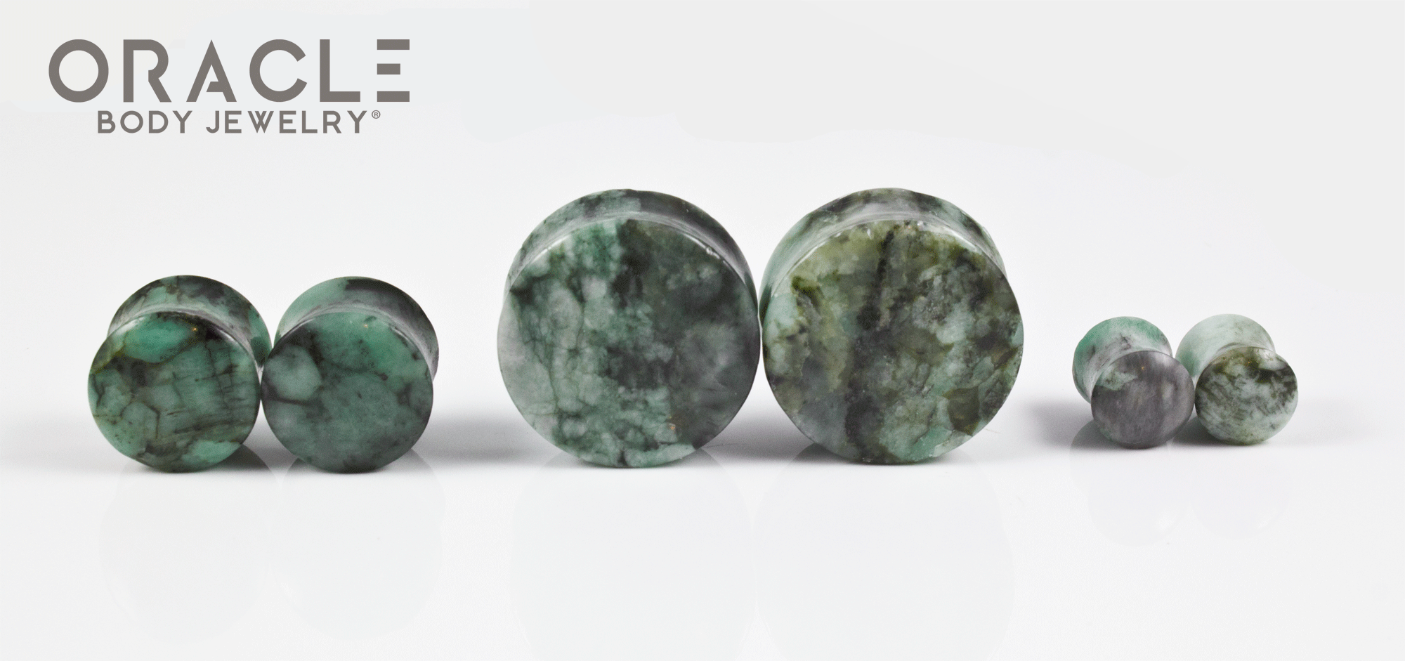 Emerald Double Flare Plugs