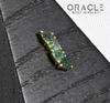 14k Laurel with Moss Agate Threadless End