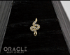 14k Diamondback Threadless End