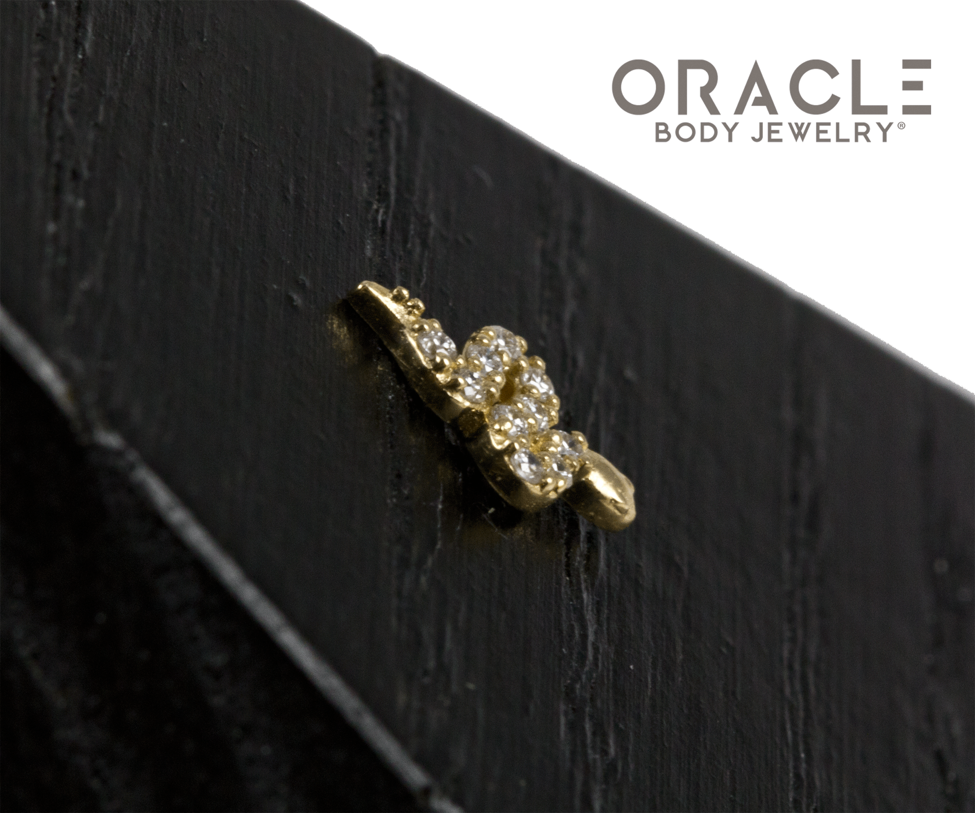 14k Diamondback Threadless End
