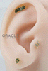 14k Diamondback Threadless End