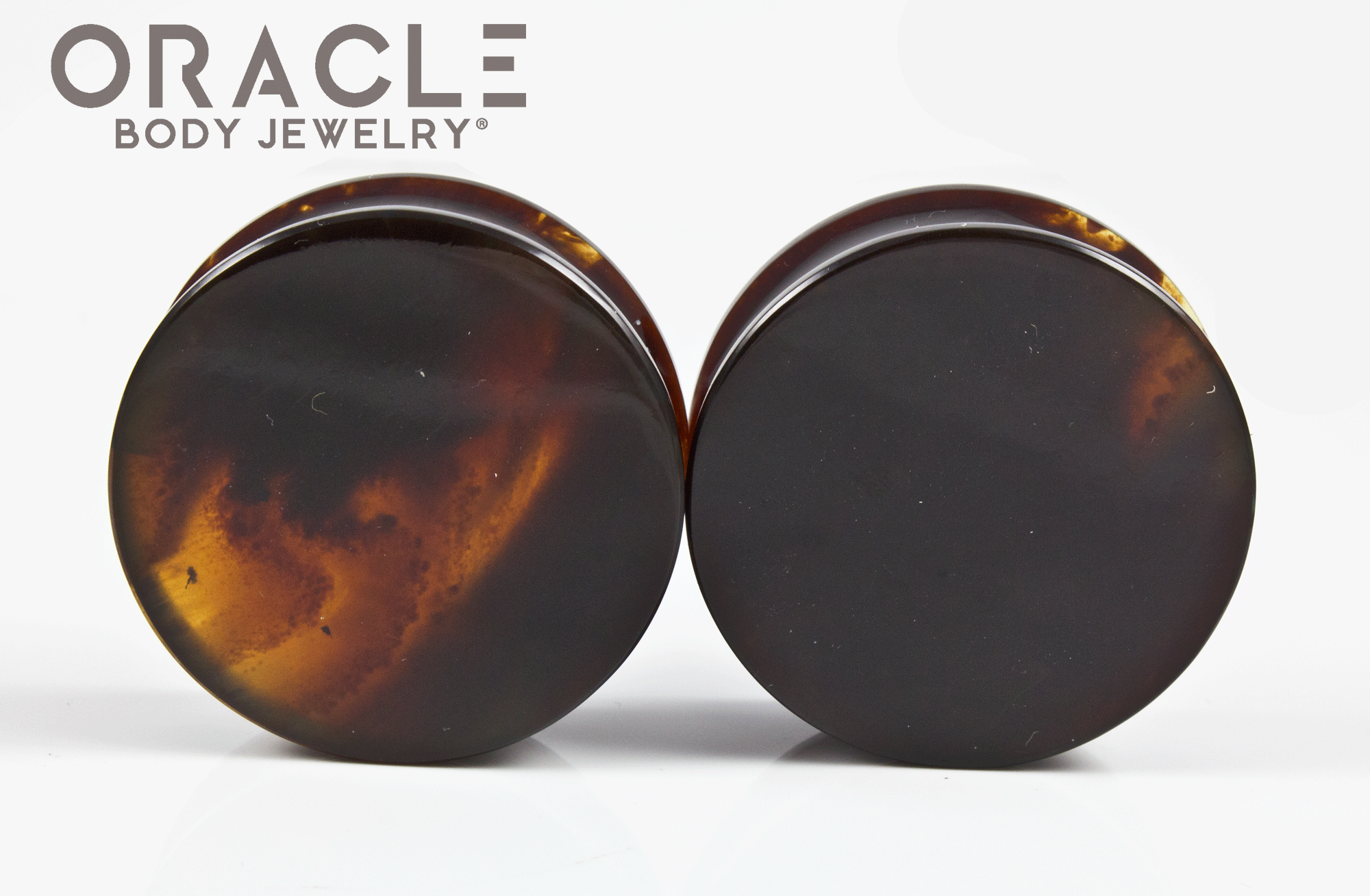 Dark Amber Plugs front View