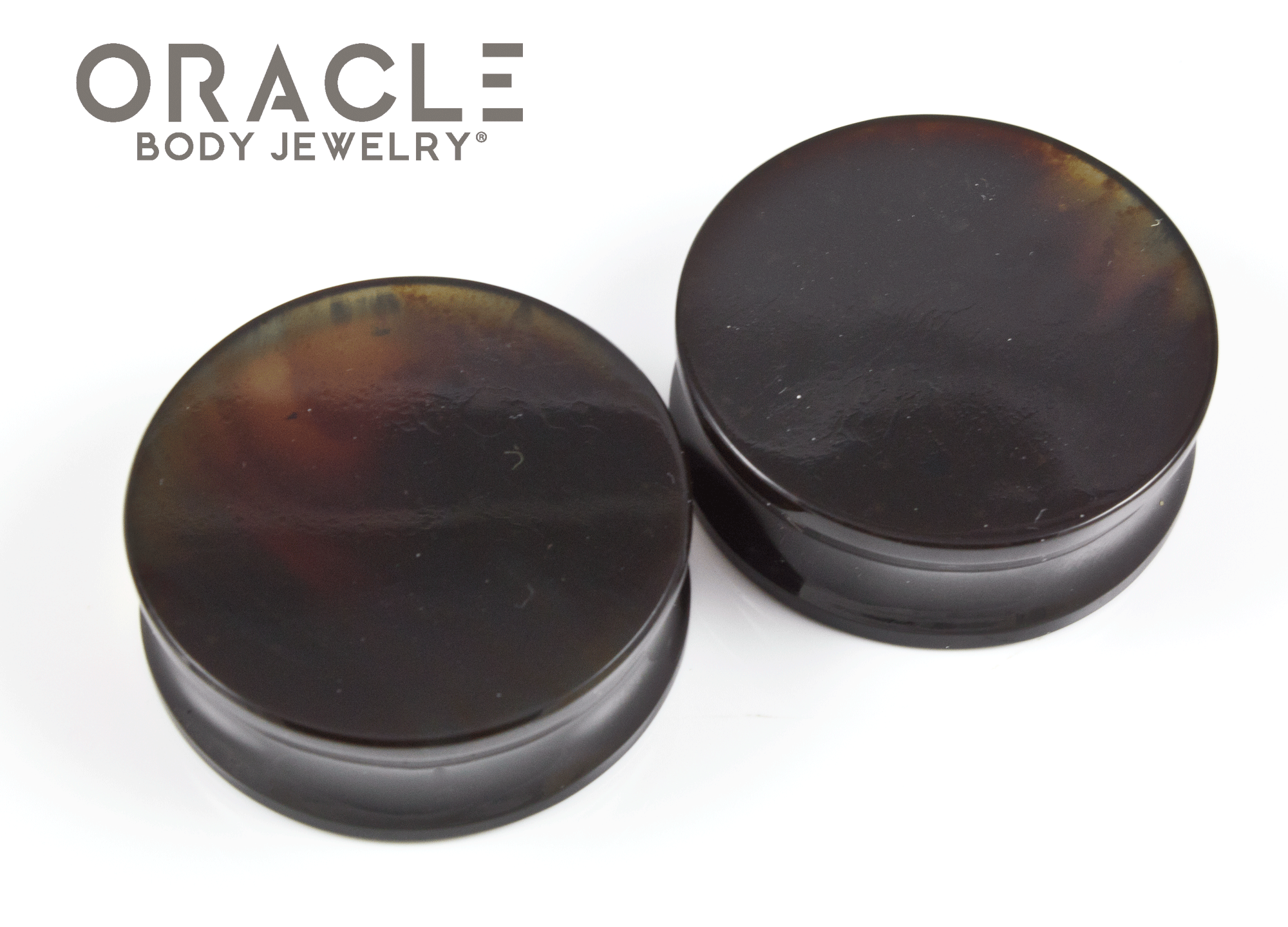 Dark Amber Plugs pictured laying down 