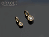 14k Yellow Gold Diamond Charms Side Facing