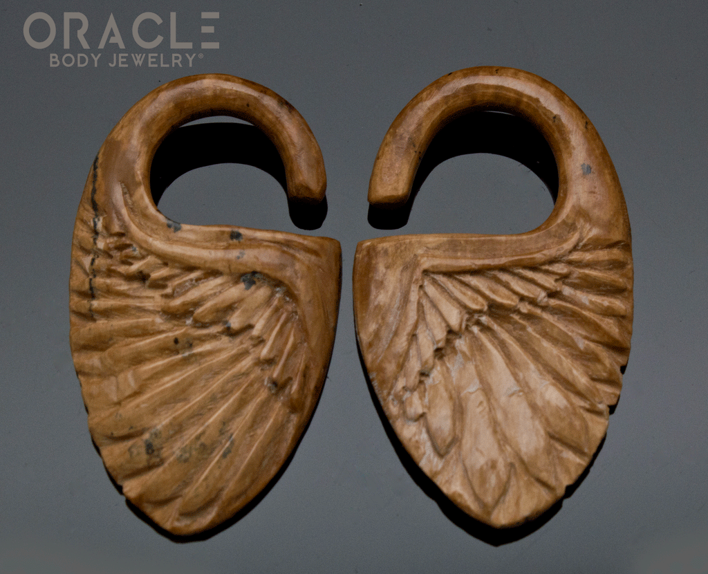6g (4mm) Fossilized Mammoth Ivory Icarus Hangers