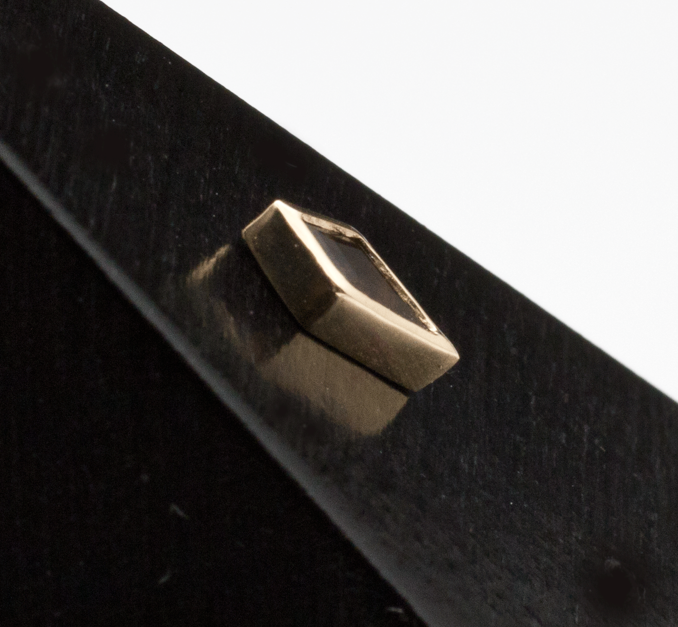 14k Yellow Gold Smoky Quartz Drift Threadless End