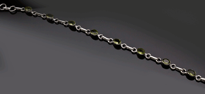 Sterling Silver Peridot Bracelet