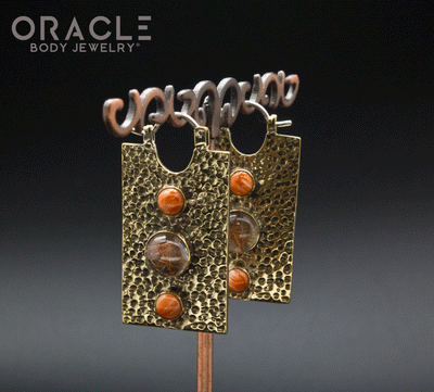 Kawaii with Red Rutilated Quartz and Spiny Oyster