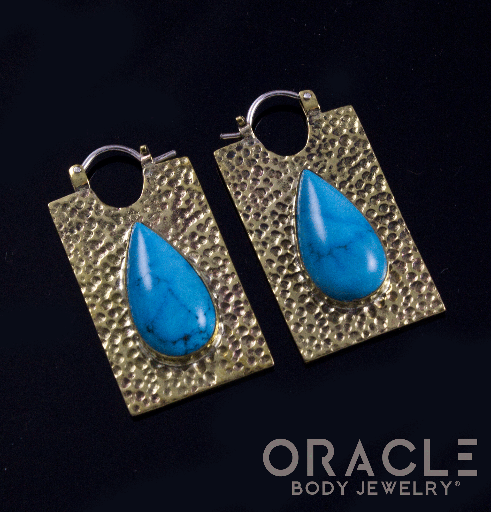 Kawaii With Synthetic Turquoise Teardrops